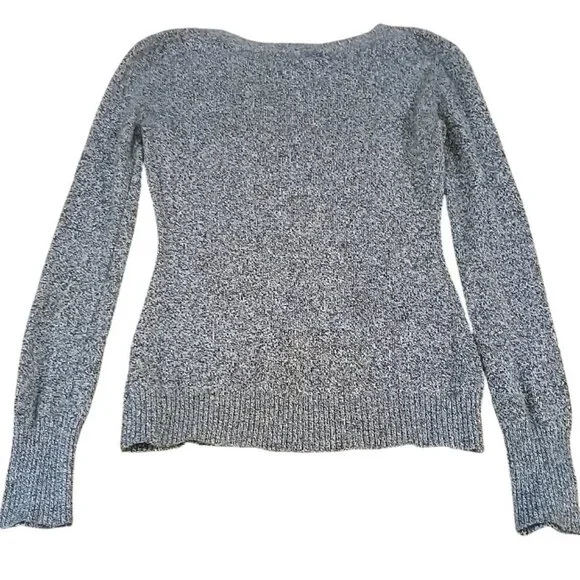 EXPRESS Black/Gray Slim Fit Crew Neck Sweater - Like New - Picture 8 of 10